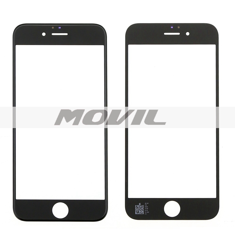 Black Front Screen For Apple iphone 6s 4.7 inch front glass lens with digitizer Replacement Repair parts